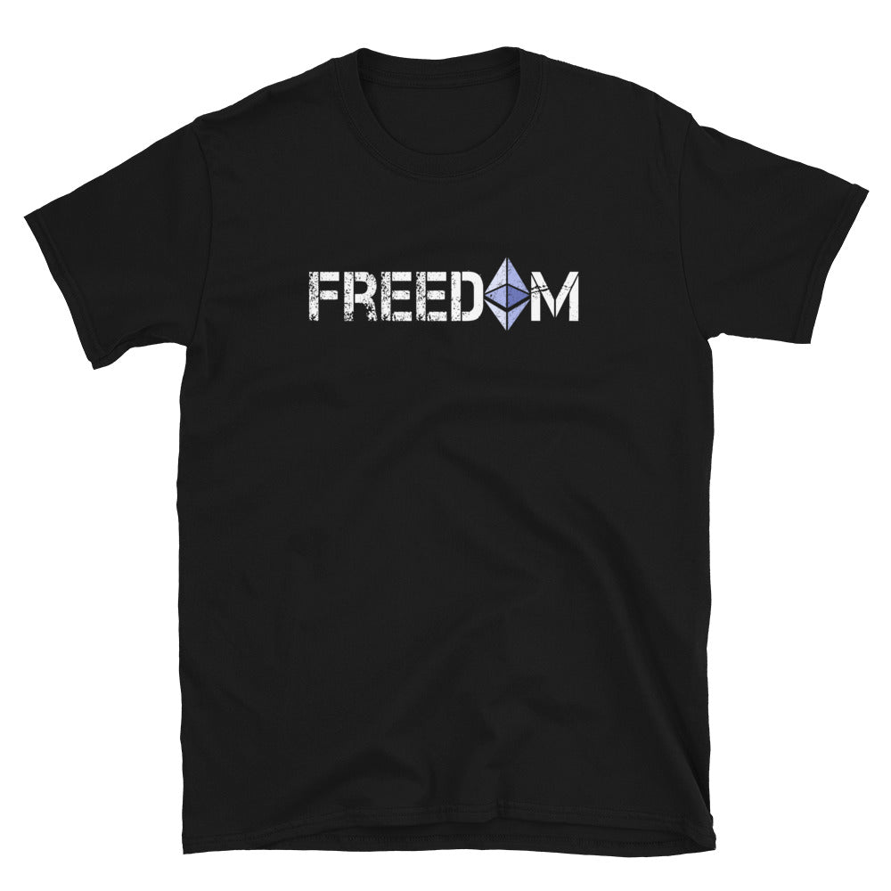 Ethereum is Freedom Vintage Distressed T-shirt