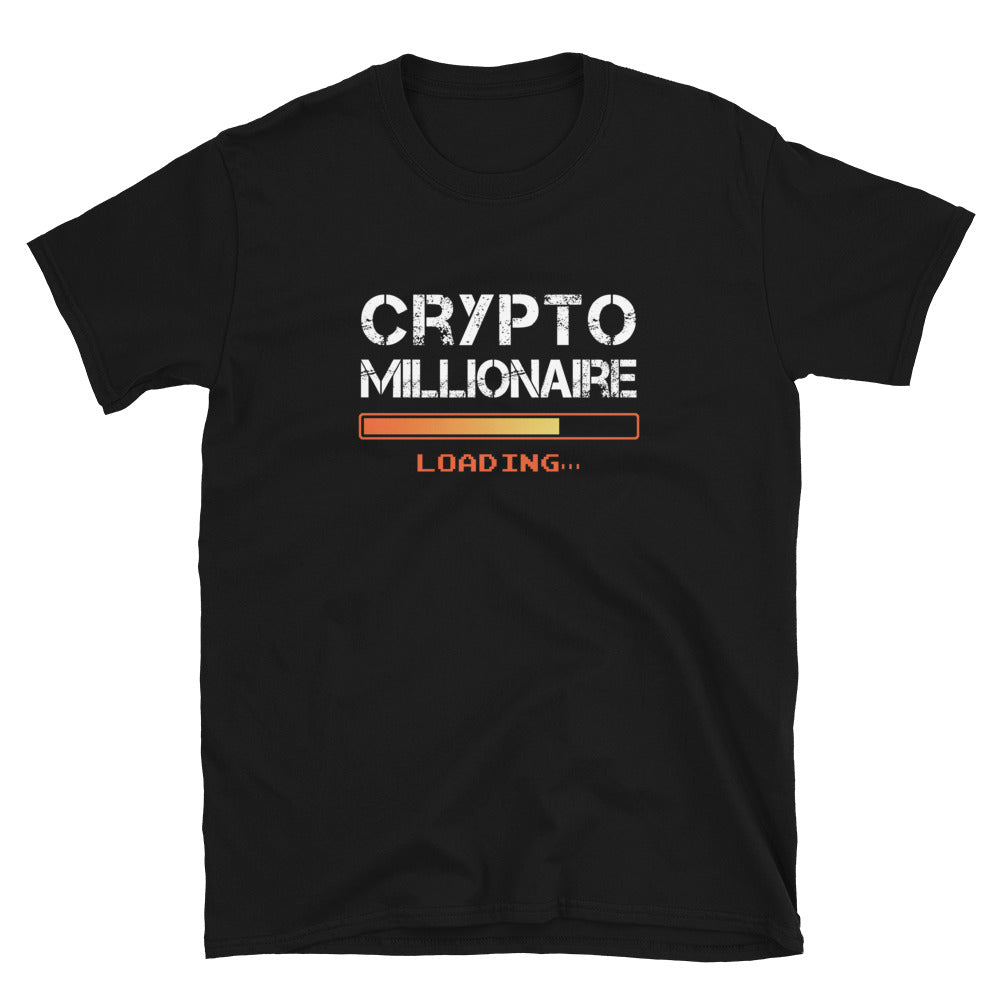 Crypto Millionaire Orange T-shirt