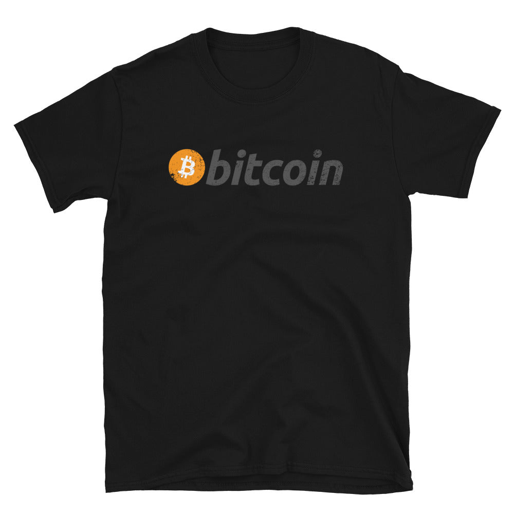 Bitcoin BTC Vintage Logo Distressed