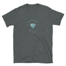 Load image into Gallery viewer, Diamond Hands Logo Aqua Outline T-shirt
