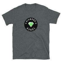 Load image into Gallery viewer, Diamond Hands Logo Black + Green T-shirt
