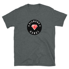 Load image into Gallery viewer, Diamond Hands Logo Black + Red T-shirt
