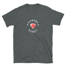 Load image into Gallery viewer, Diamond Hands Logo Red T-shirt
