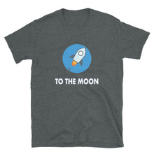 Load image into Gallery viewer, Stellar Crypto to the Moon Blue Outline T-shirt
