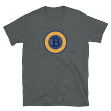 Load image into Gallery viewer, Bitcoin Gold Token black T-shirt
