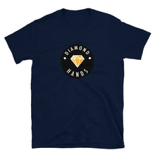 Load image into Gallery viewer, Diamond Hands Logo Black + Yellow T-shirt
