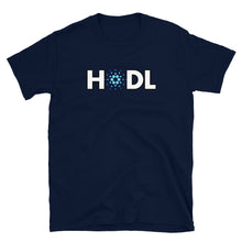 Load image into Gallery viewer, Cardano HODL Blue Green Outline T-shirt
