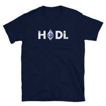 Load image into Gallery viewer, Ethereum Vintage Distressed Blue T-shirt
