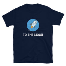 Load image into Gallery viewer, Stellar to the Moon Blue Vintage Distressed T-shirt
