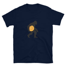 Load image into Gallery viewer, Bitcoin Bigfoot Dark T-shirt
