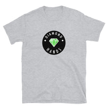 Load image into Gallery viewer, Diamond Hands Logo Black + Green T-shirt
