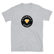 Load image into Gallery viewer, Diamond Hands Logo Black + Yellow T-shirt
