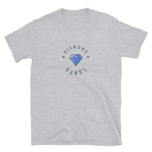 Load image into Gallery viewer, Diamond Hands Logo Blue T-shirt
