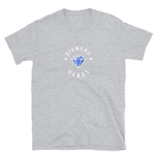 Load image into Gallery viewer, Diamond Hands Logo Blue T-shirt
