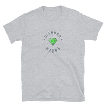 Load image into Gallery viewer, Diamond Hands Logo Green Outline T-shirt
