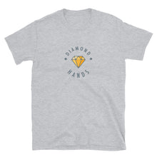 Load image into Gallery viewer, Diamond Hands Logo Yellow Outline T-shirt
