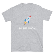 Load image into Gallery viewer, Stocks To the Moon Vintage Distressed Black T-shirt
