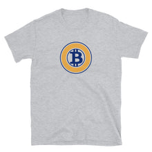 Load image into Gallery viewer, Bitcoin Gold Token black T-shirt
