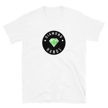 Load image into Gallery viewer, Diamond Hands Logo Black + Green T-shirt
