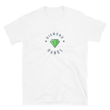 Load image into Gallery viewer, Diamond Hands Logo Green Outline T-shirt
