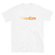 Load image into Gallery viewer, Bitcoin is Freedom Orange T-shirt
