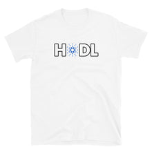 Load image into Gallery viewer, Cardano HODL Blue Outline T-shirt
