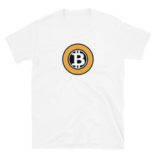 Load image into Gallery viewer, Bitcoin Gold Token White T-shirt
