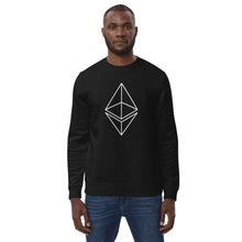 Load image into Gallery viewer, Ethereum outline eco sweatshirt

