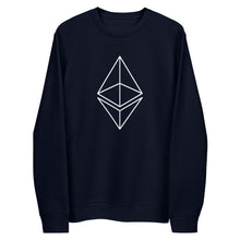 Load image into Gallery viewer, Ethereum outline eco sweatshirt

