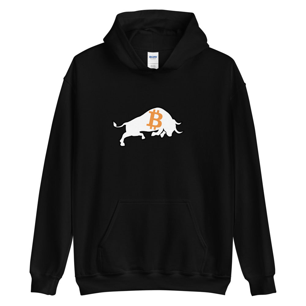 Bitcoin Bull Pullover Hoodie