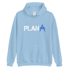 Load image into Gallery viewer, Cardano Plan A Blue &amp; White Pullover Hoodie
