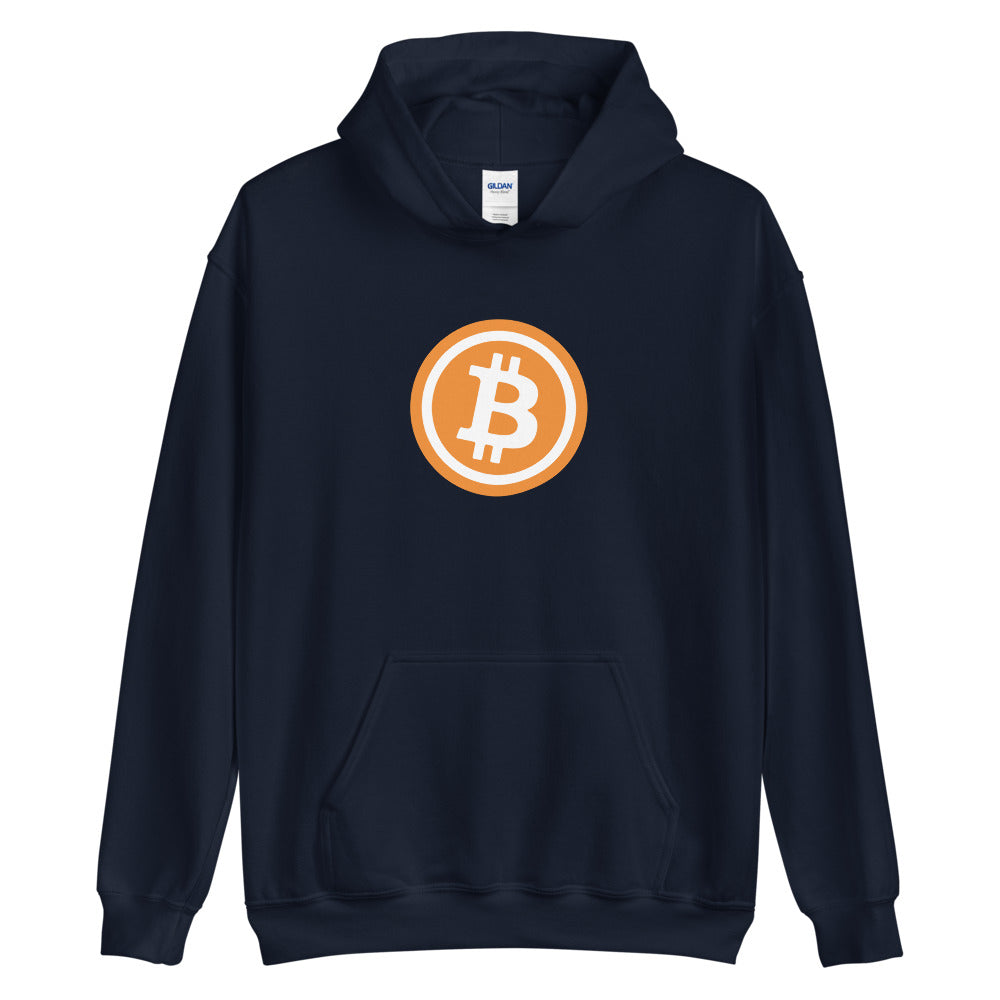 Bitcoin Big Logo Pullover Hoodie