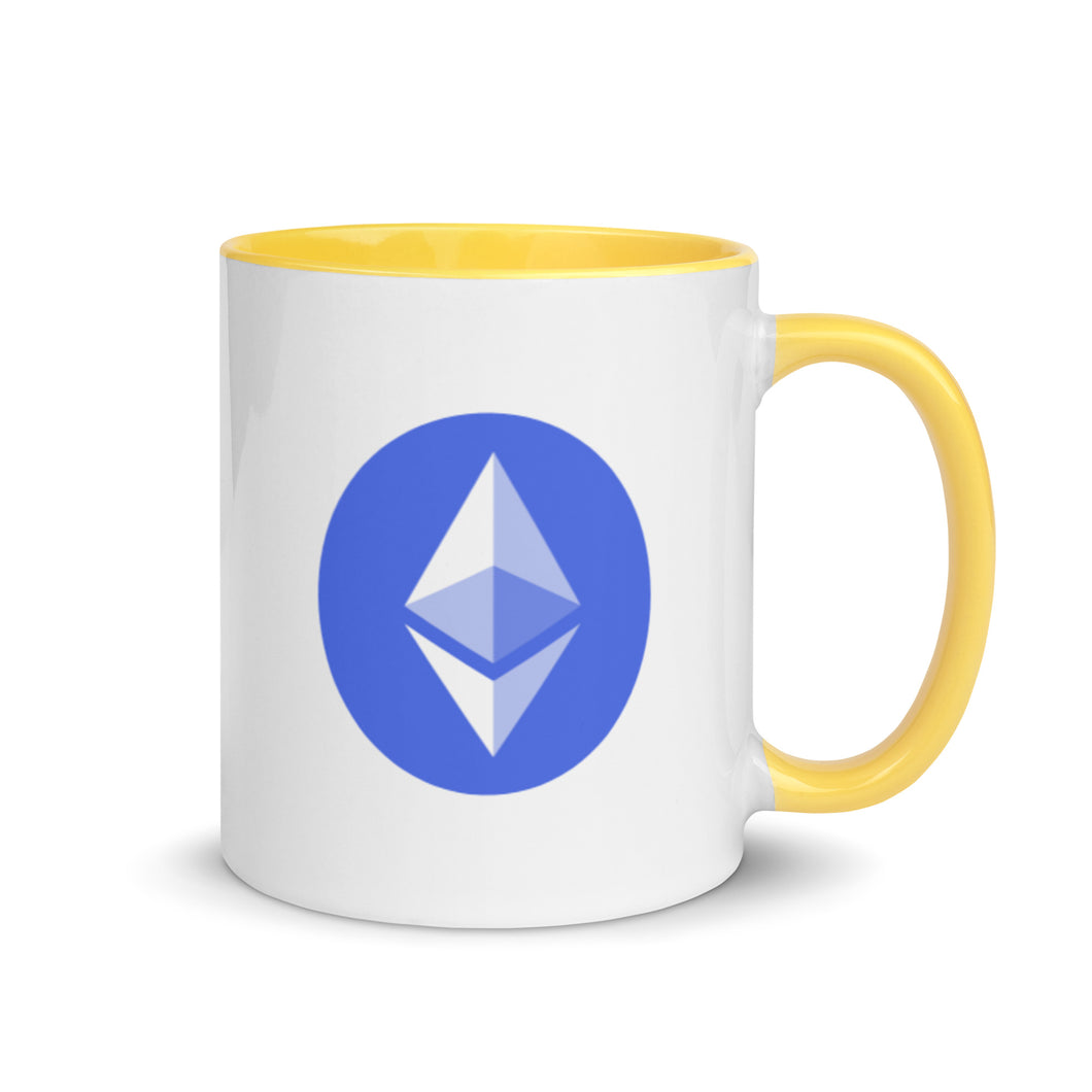 Ethereum logo mug with Color Inside