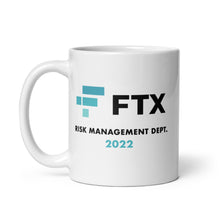 Load image into Gallery viewer, FTX Risk Management Dept 2022 Mug | White
