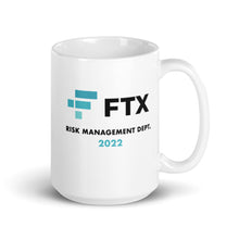 Load image into Gallery viewer, FTX Risk Management Dept 2022 Mug | White
